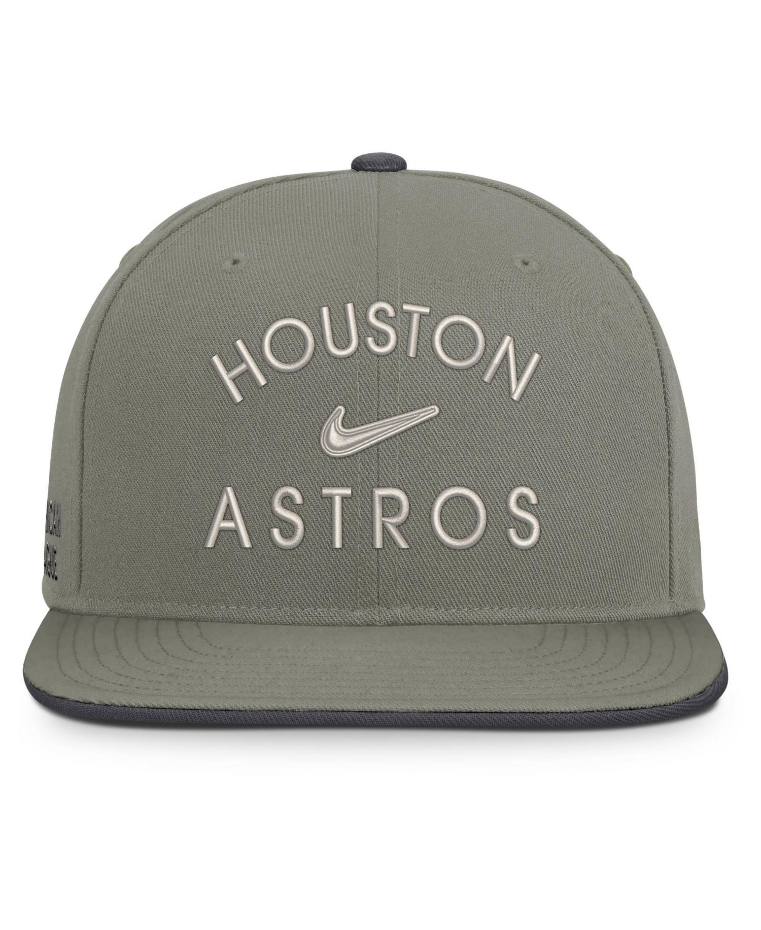 Men's Olive Houston Astros Pro Dri-FIT snapback Hat
