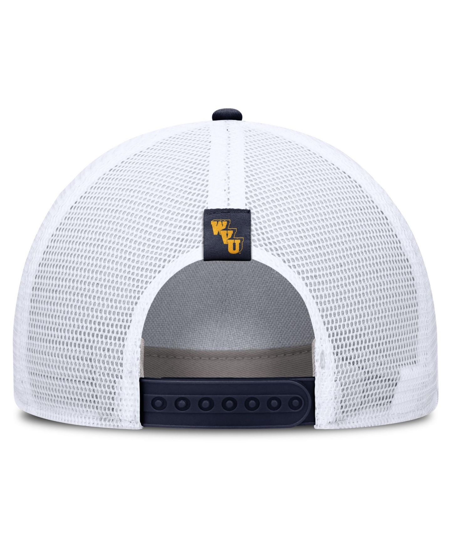 Кепка Nike Gray West Virginia Mountaineers 2026 Basketball Refresh 5-Panel Rise Trucker Hat — фото 4
