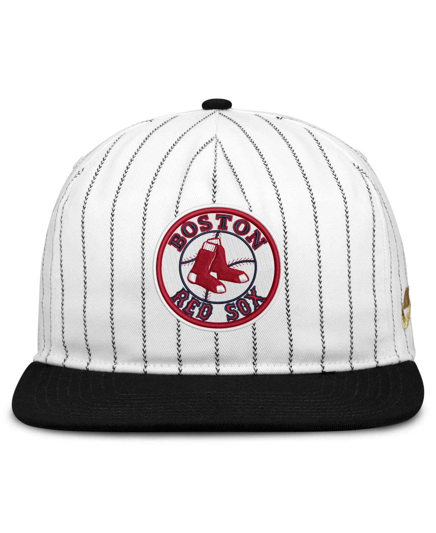 Мужская кепка Nike White/Black Boston Red Sox Cooperstown Collection Pro Adjustable Hat — фото 2