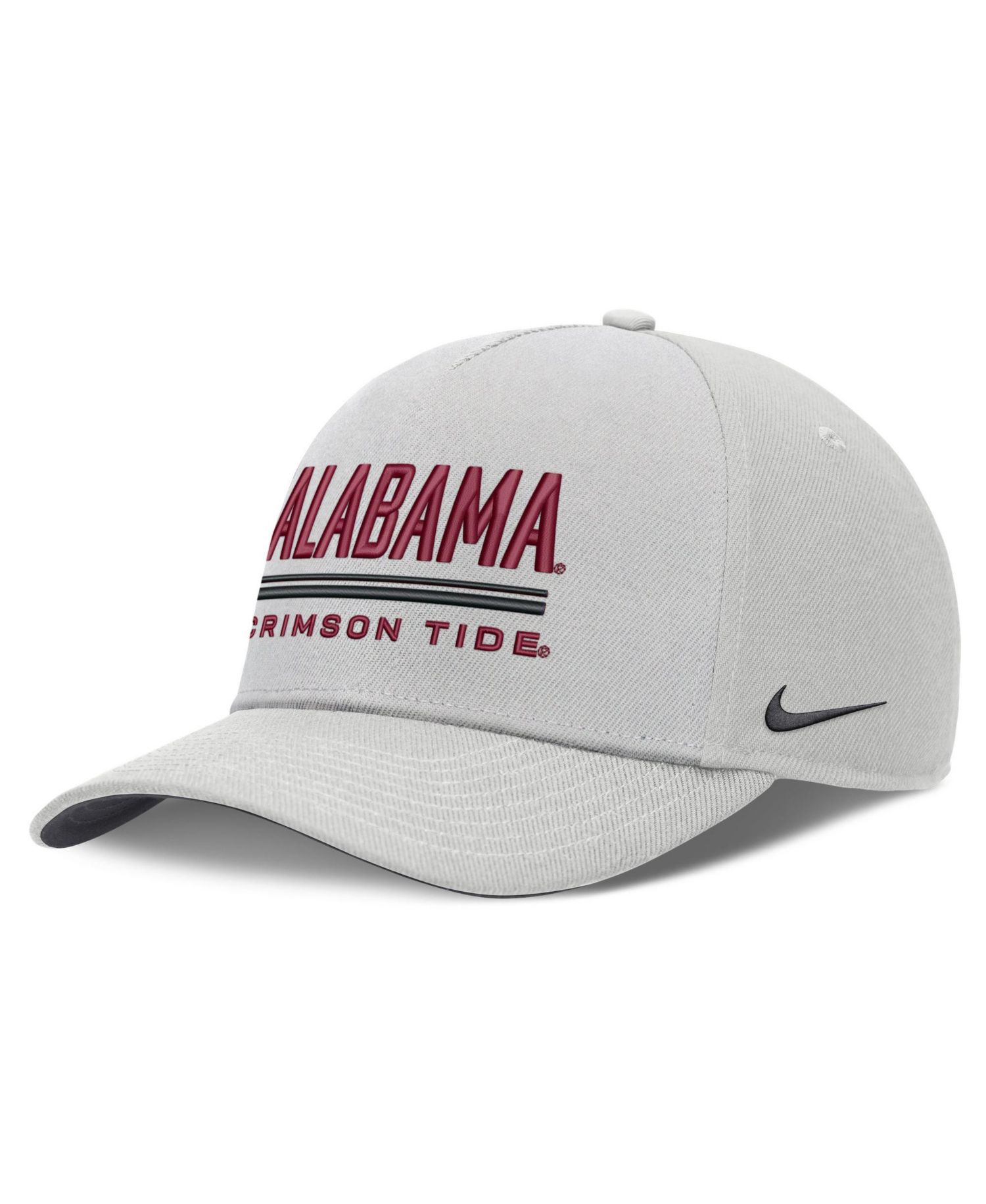 Men's Gray Alabama Crimson Tide 2026 Sideline Dri-FIT Rise Adjustable Hat
