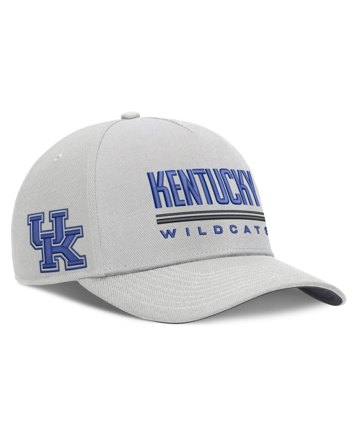 Men's Gray Kentucky Wildcats 2026 Sideline Dri-FIT Rise Adjustable Hat
