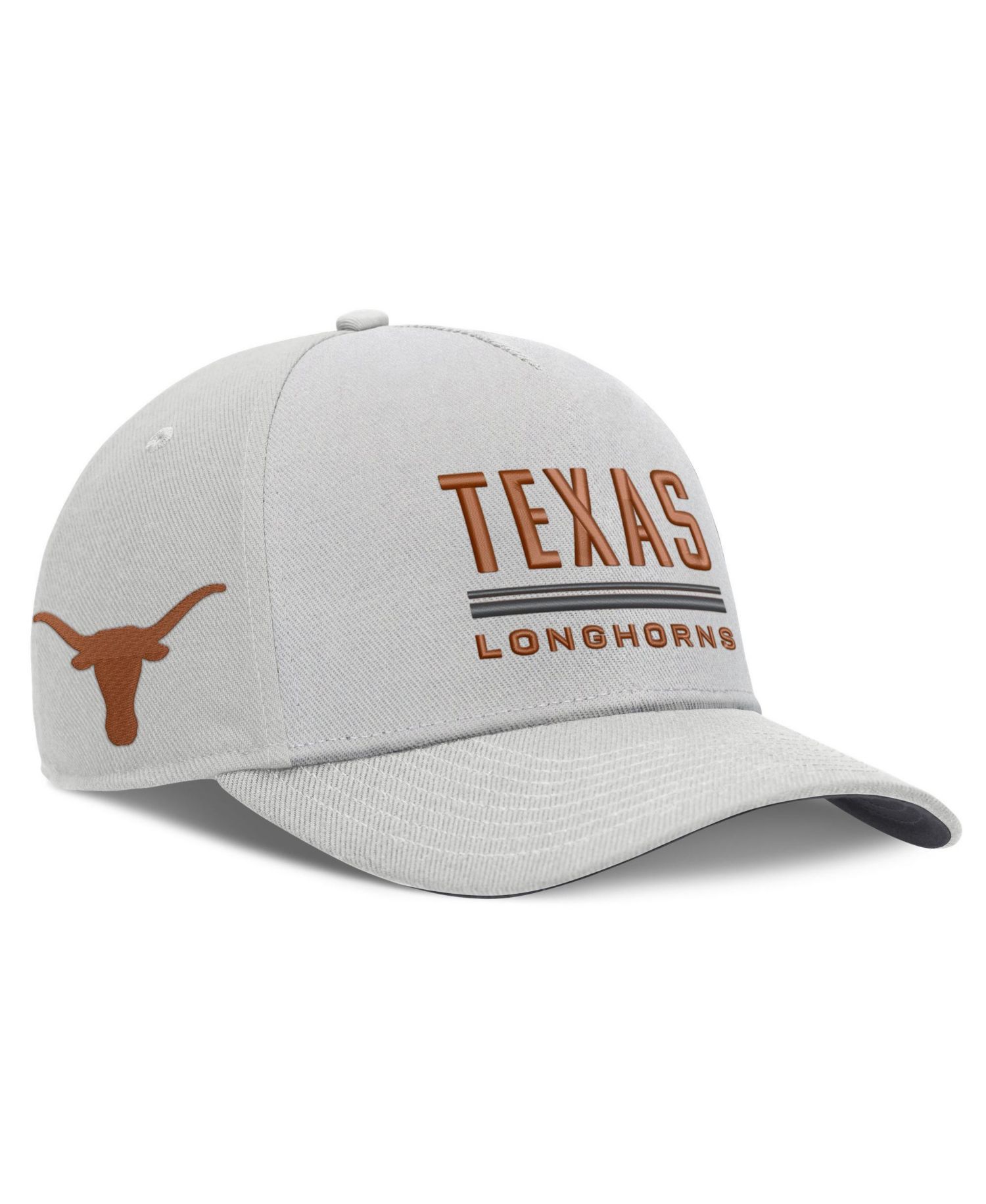Men's Gray Texas Longhorns 2026 Sideline Dri-FIT Rise Adjustable Hat
