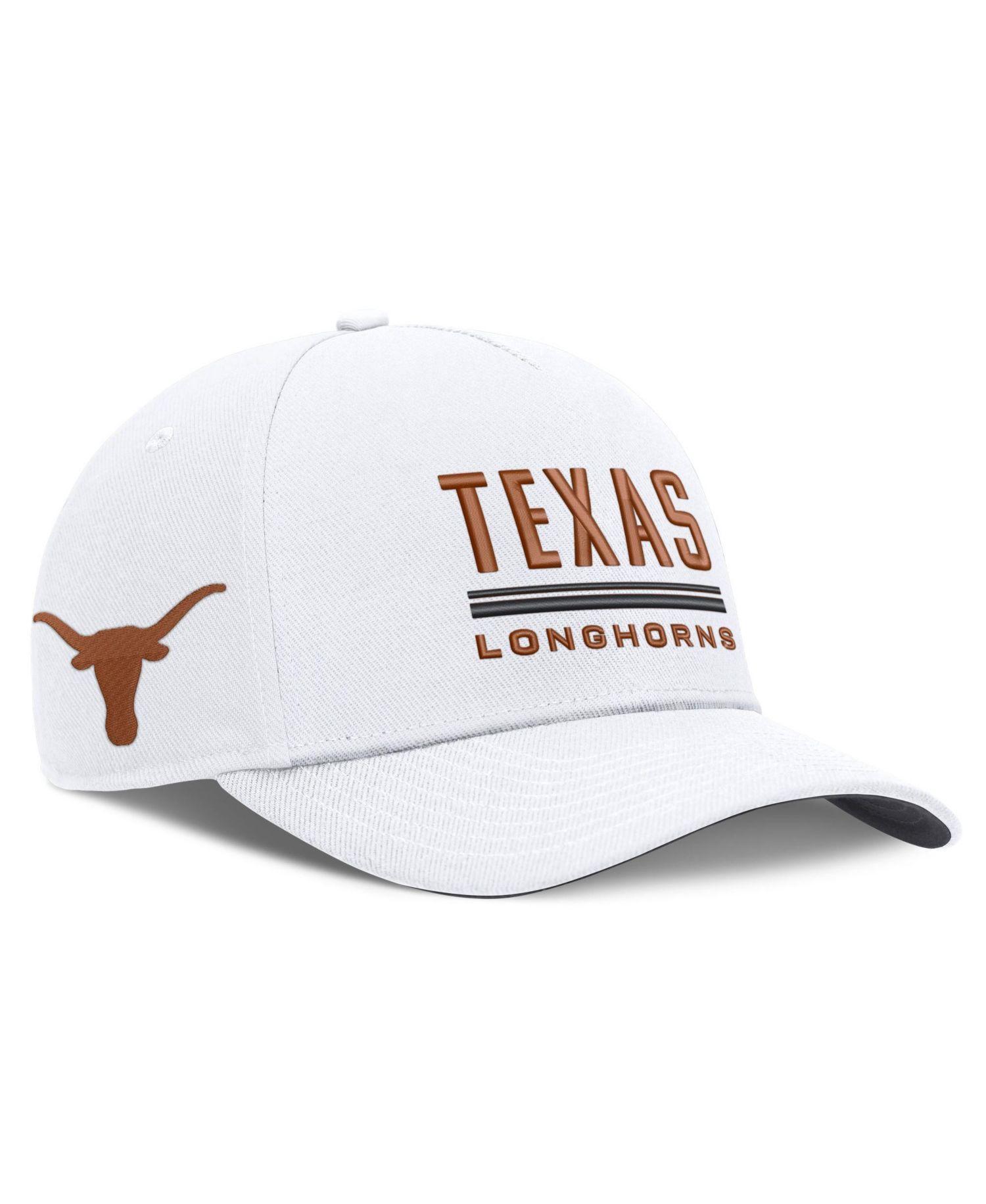 Men's White Texas Longhorns 2026 Sideline Dri-FIT Rise Adjustable Hat