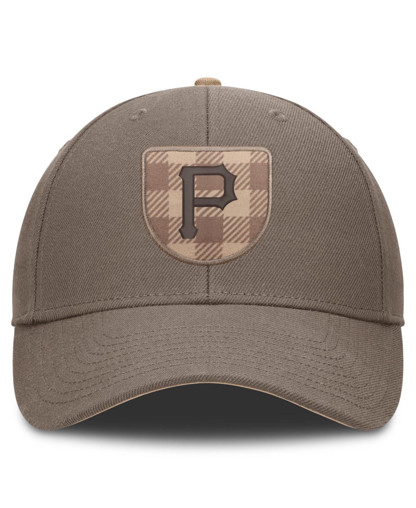 Мужская кепка Nike Brown Pittsburgh Pirates Statement Rise Adjustable Hat — фото 2