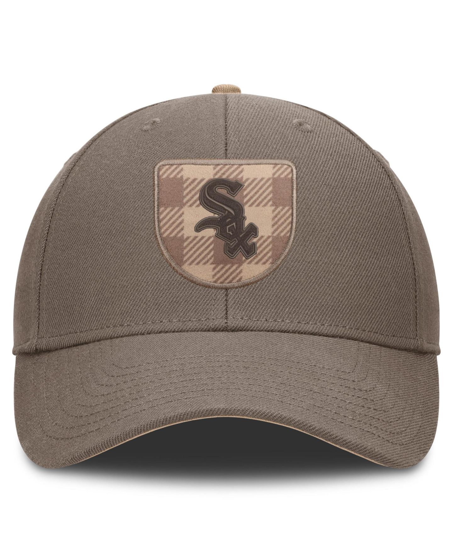 Мужская кепка Nike Brown Chicago White Sox Statement Rise Adjustable Hat — фото 2