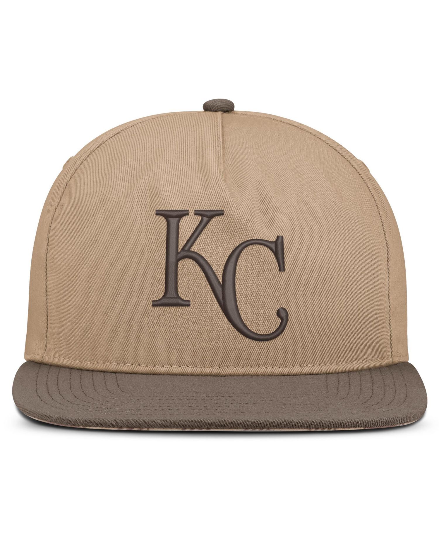 Men's Light Brown Kansas City Royals Statement Adjustable Hat