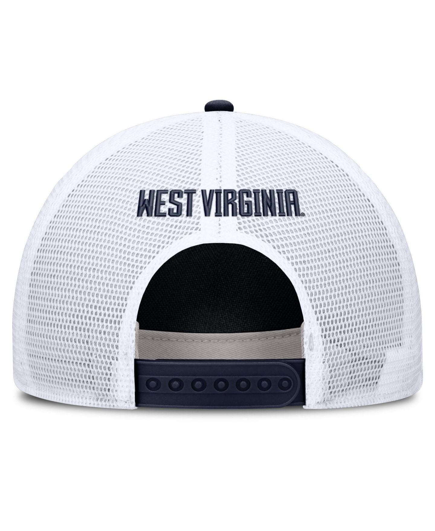Кепка-тракер унисекс Nike West Virginia Mountaineers 2026 On-Field Gameday Rope, Navy — фото 4