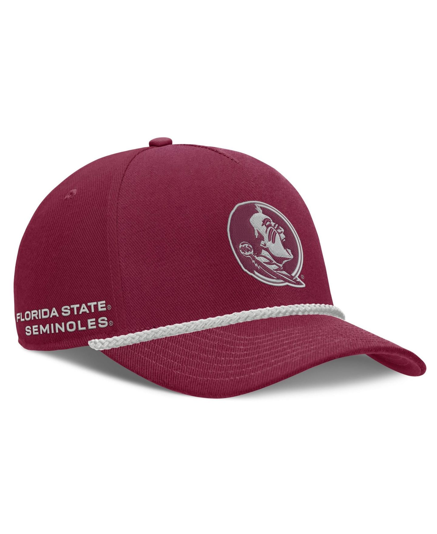 Кепка Nike Garnet Florida State Seminoles Rope Rise Adjustable Hat — фото 3