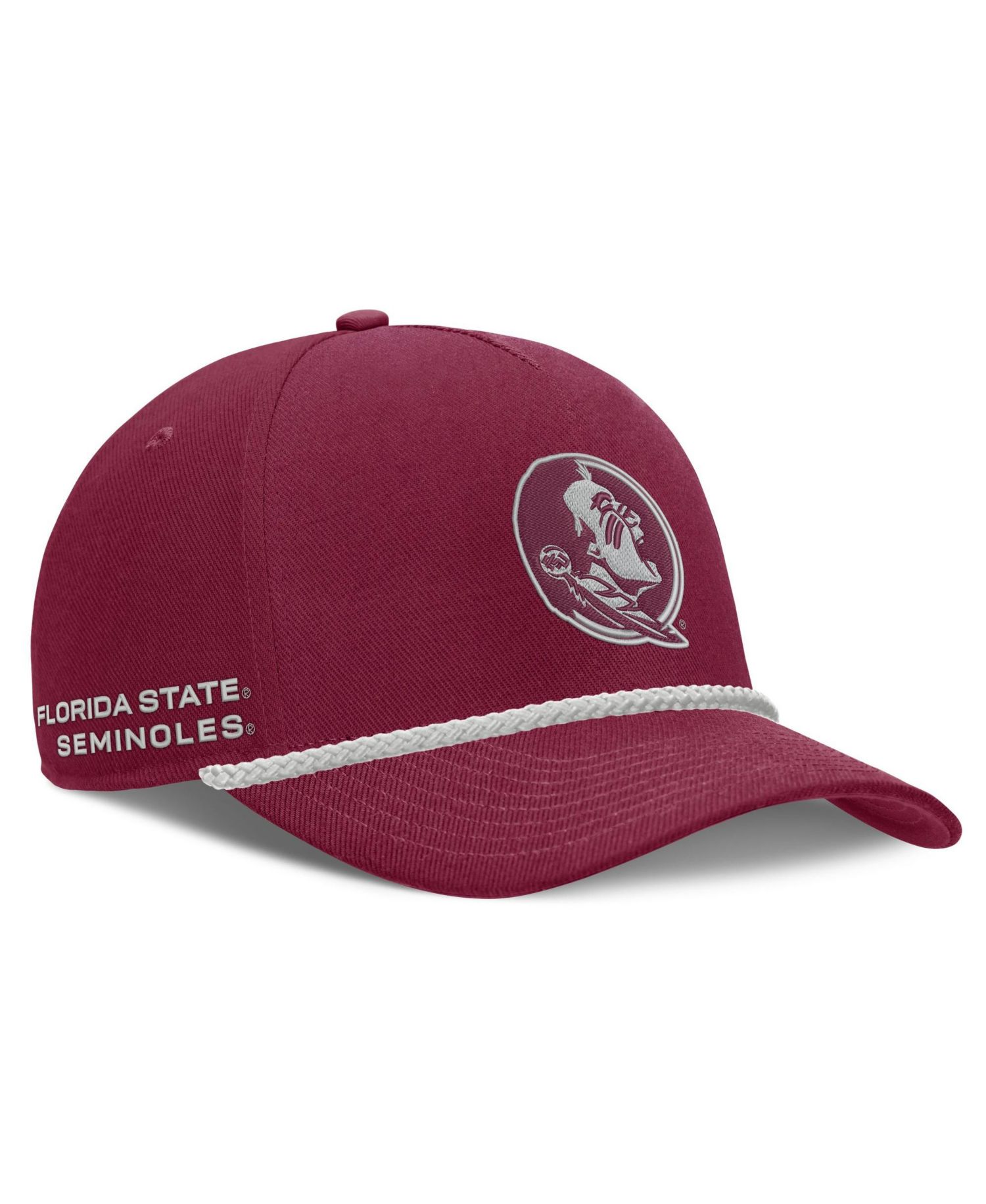 Men's and Women's Garnet Florida State Seminoles Rope Rise Adjustable Hat