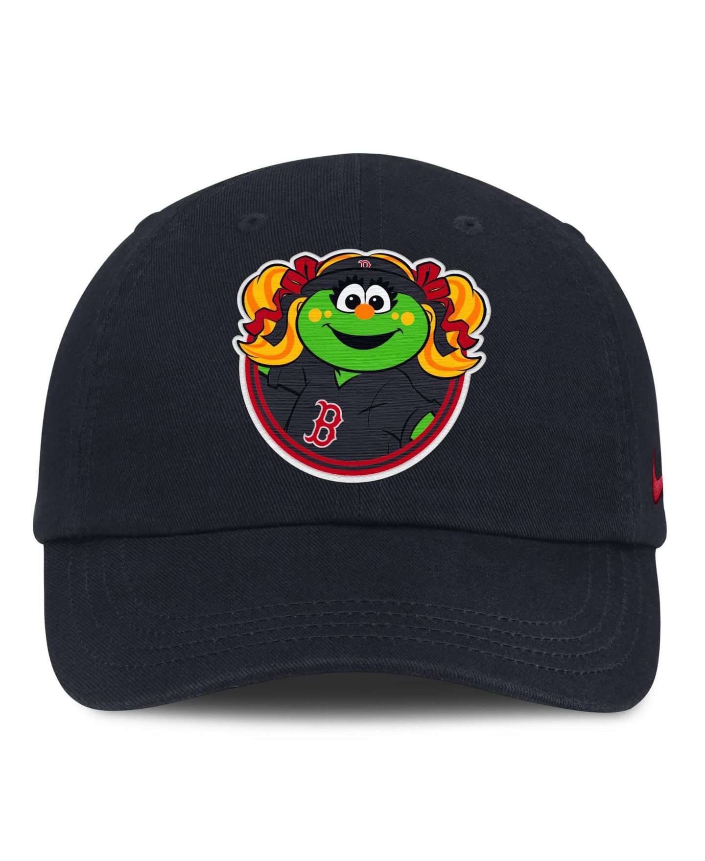 Кепка Nike Navy Boston Red Sox Mascot Club Adjustable Hat для мальчиков-малышей — фото 2