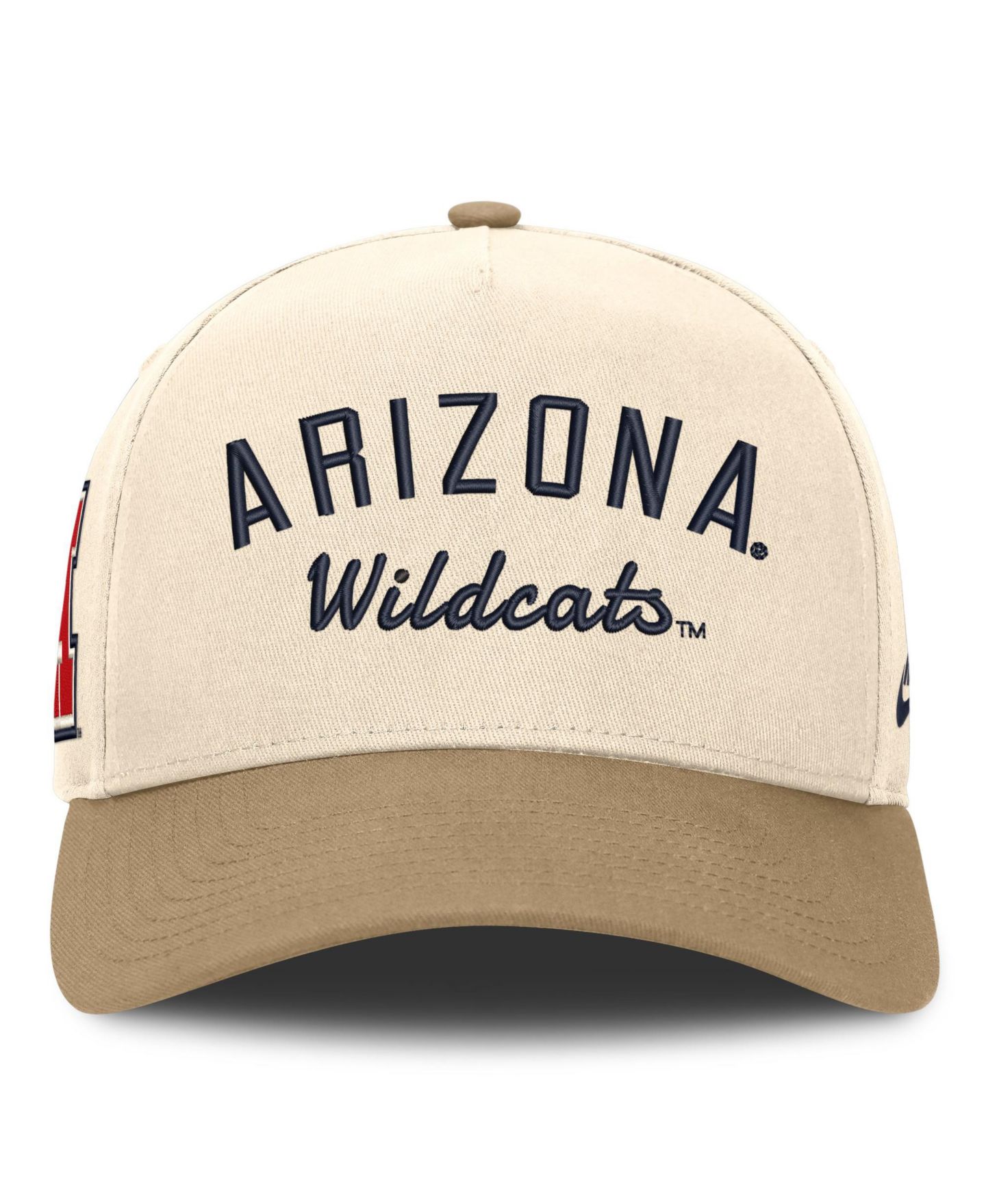 Кепка Nike Natural/Beige Arizona Wildcats Legacy Rise Adjustable Hat — фото 2