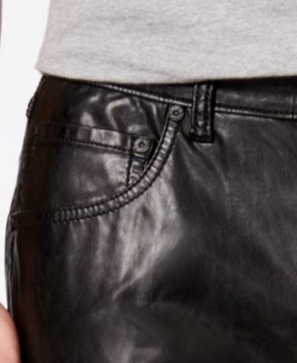 macys mens leather pants