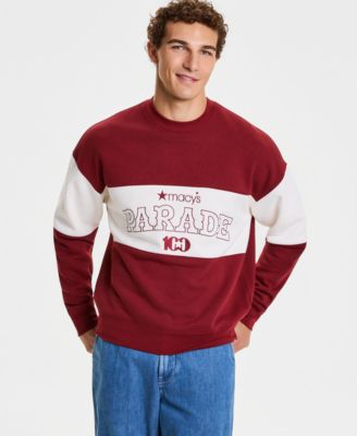 Men's and Women's 100th Thanksgiving Day Parade Graphic Color-blocked Sweatshirt