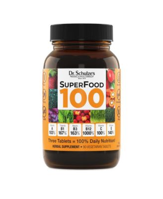 SuperFood 100 - Daily Superfood for Wellness, Energy and Nutrition - Gluten-Free, Dairy-Free - 90 Count