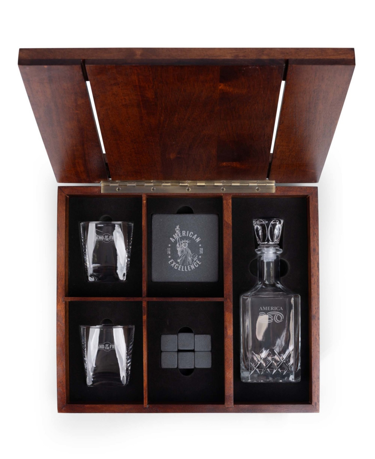 Legacy America250 Whiskey Decanter Gift Set, 12-Piece