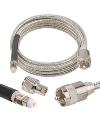 RG8X Double Shielded Coaxial Cable, 10 ft.