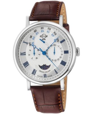 Men's Maestro Swiss Quartz Leather Strap Watch