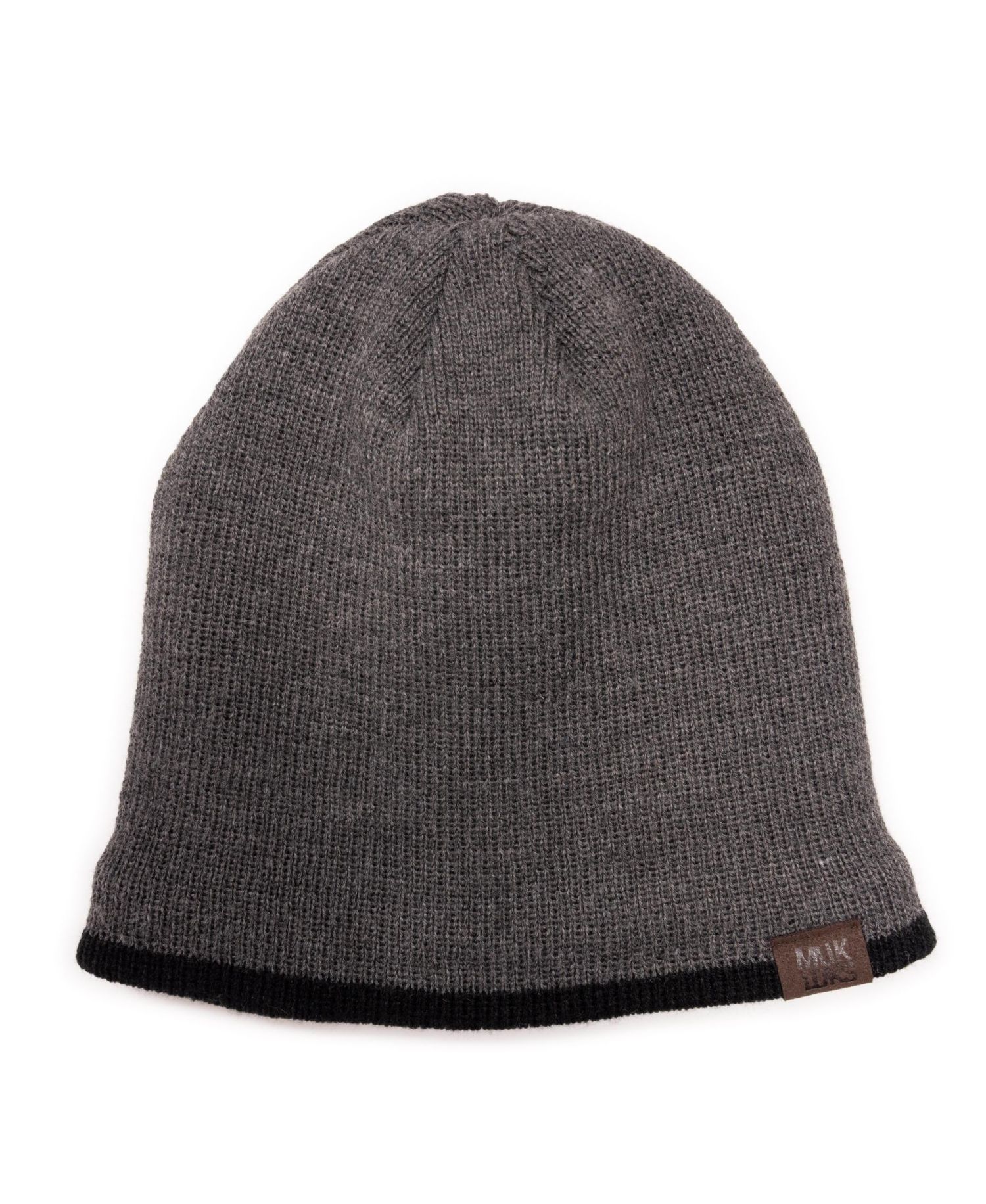 Men's Heat Retainer Contrast Trim Knit Beanie