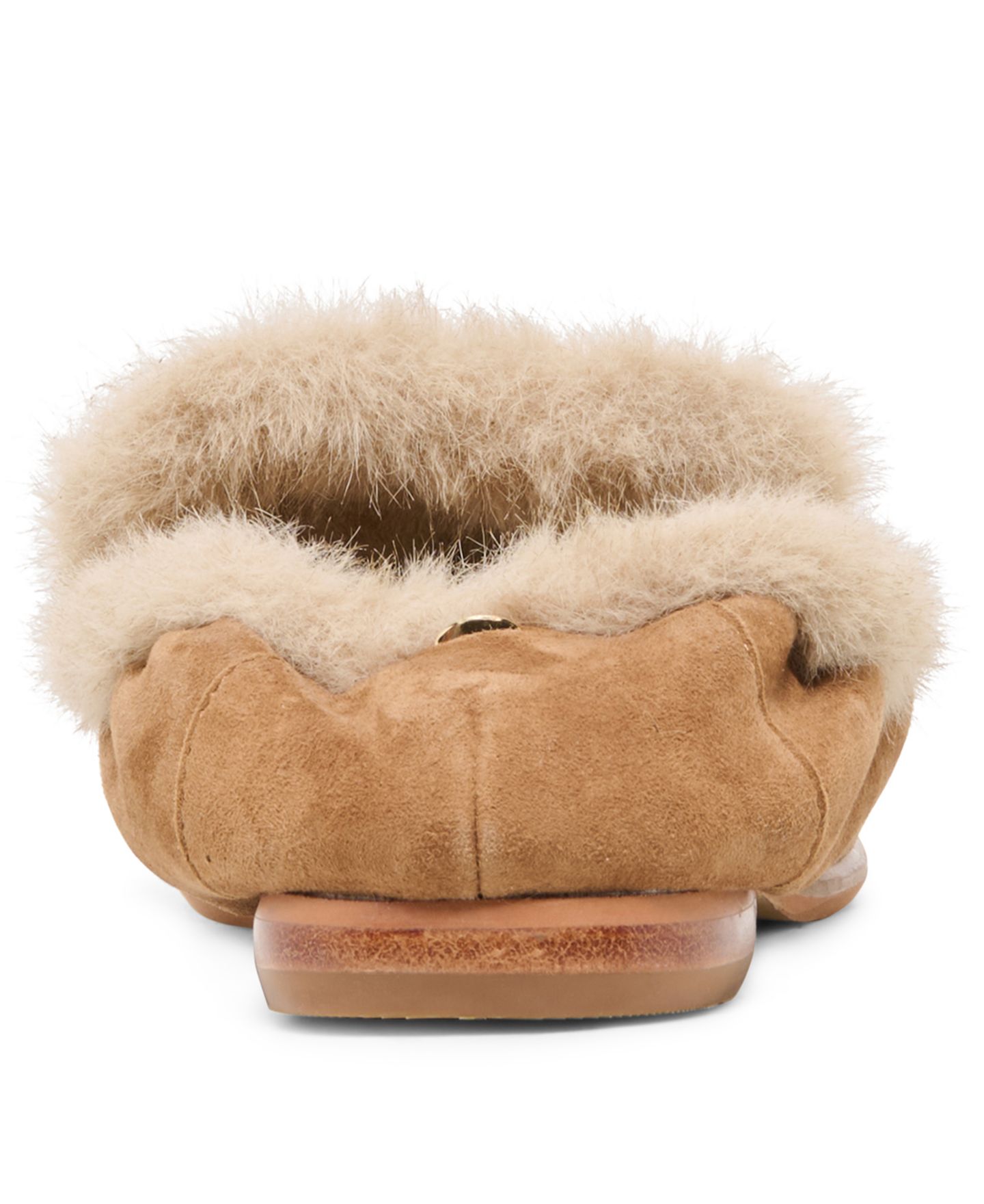 Женские туфли Dolce Vita Cloey Plush Scrunched Back Cozy, цвет: Коричневый замшевый — фото 3