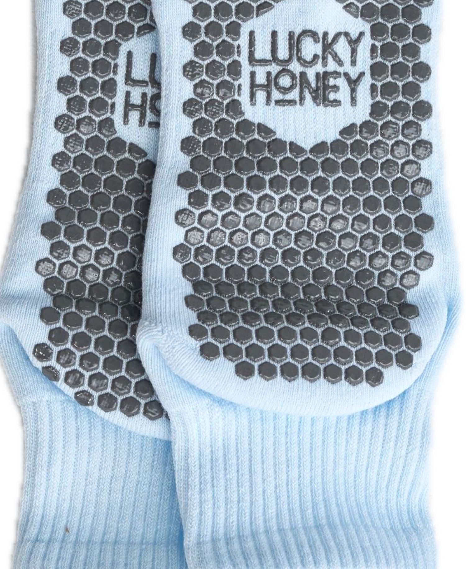 Women's Harlow Grip Embroidered Ankle Patch Crew Socks