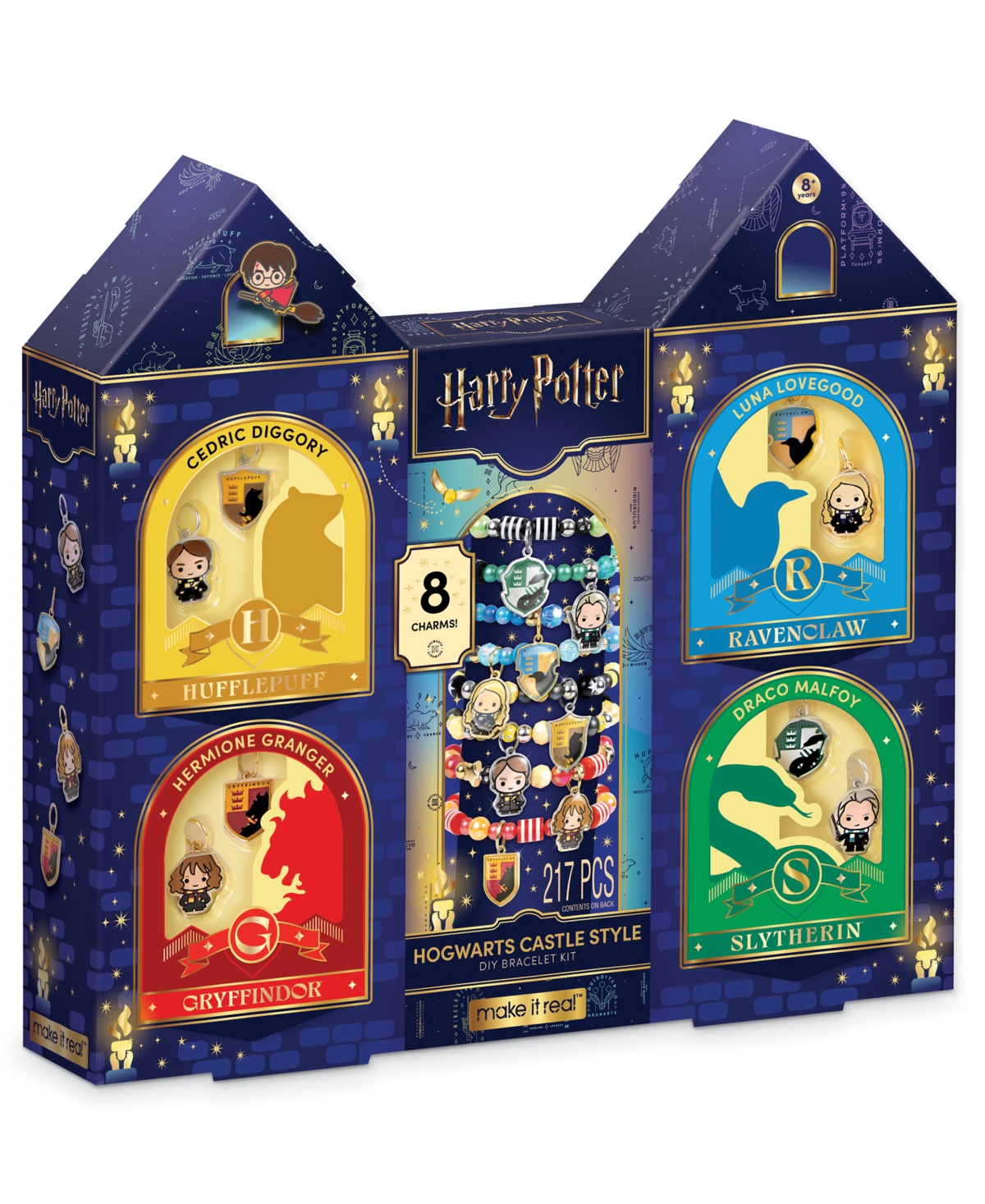 Make It Real Harry Potter Hogwarts Castle Style Diy Bracelet Kit, Ages 8+ - Multi