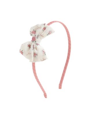 Little and Big Girls Coquette Rose Tulle Bow Headband