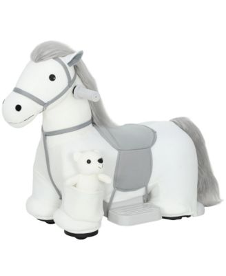 6V Battery-Powered Ride-On Horse with Music, 55 Lbs. Capacity, Ages 1.5+