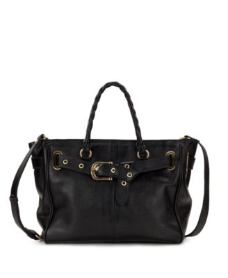 Kari Belted Extra-Large Satchel Handbag