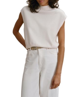 Women's Relaxed Mock Neck Knit Top