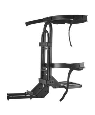 Golf Cart Rear Seat Bag Holder in Carbon Steel No-Drilling Installation