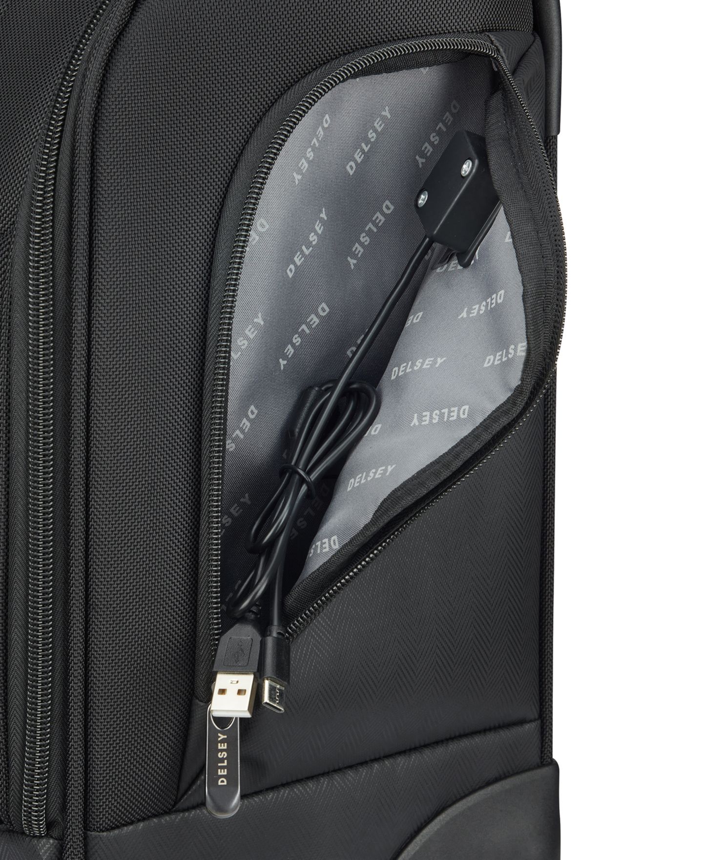 Сумка Delsey Paris DLC Pro 16" Underseater, цвет: Чёрный — фото 6