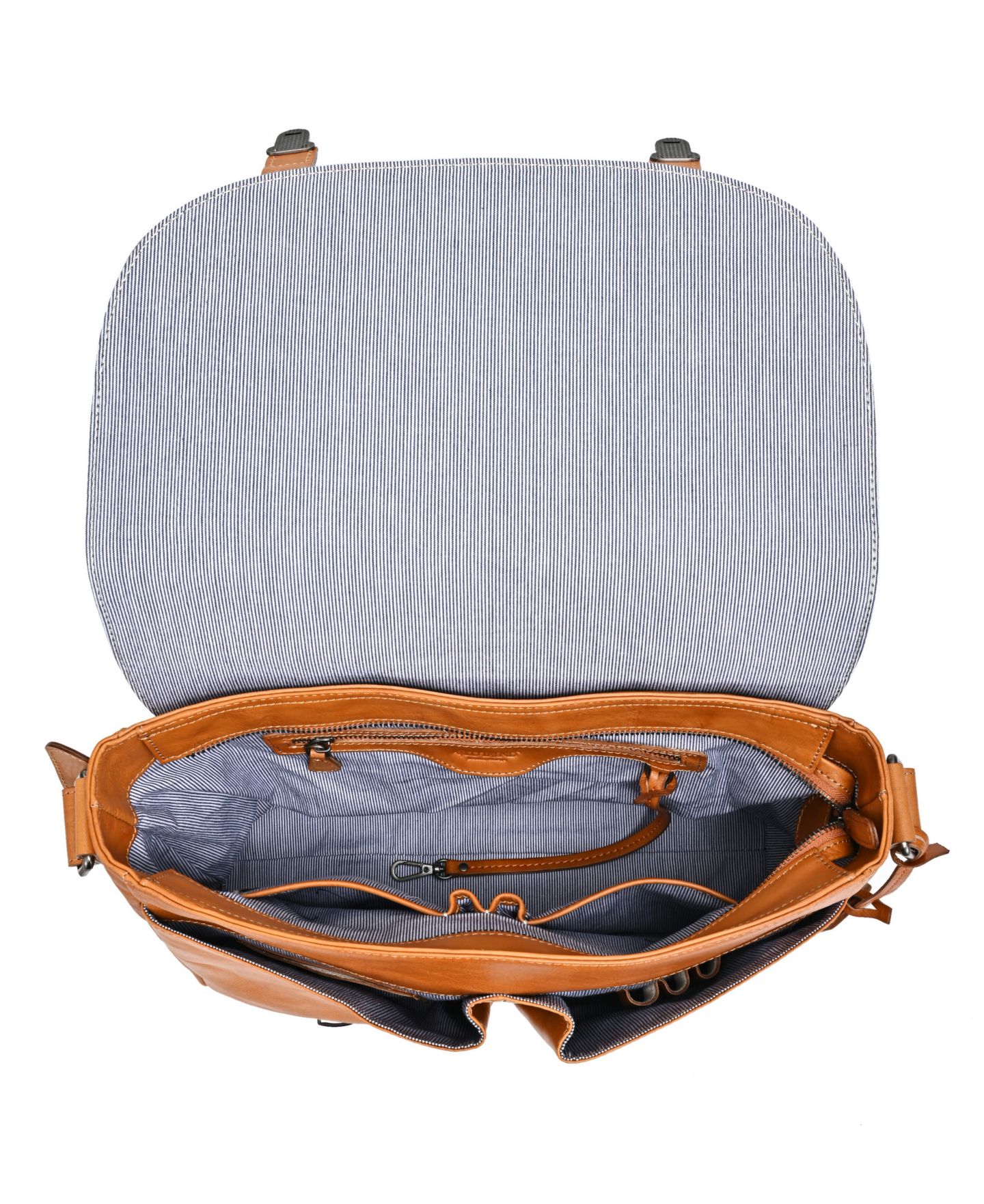 Сумка OLD TREND Moonlight Leather Messenger, цвет: Каштановый — фото 8