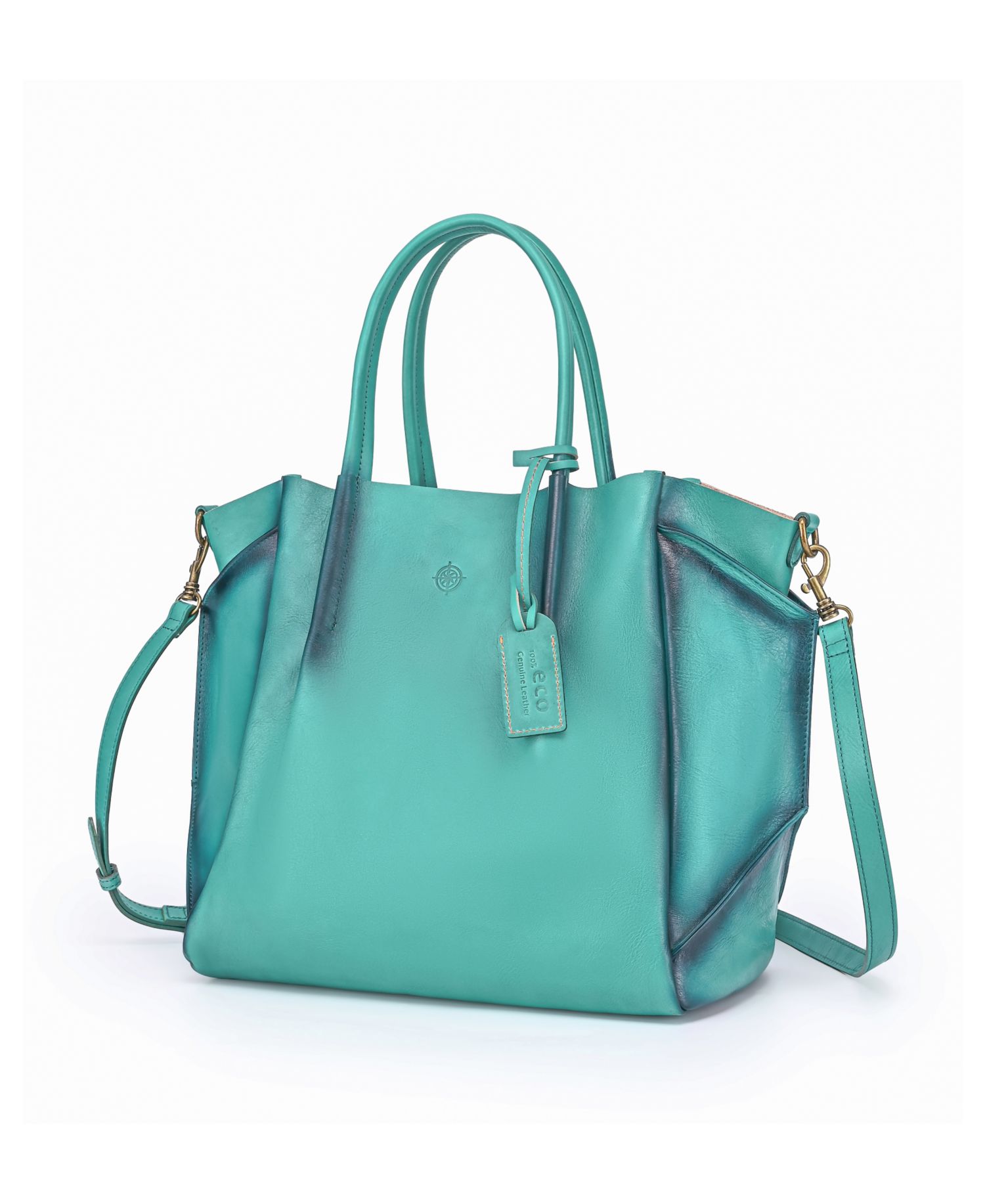Sprout Land Extra-Large Leather Tote Bag