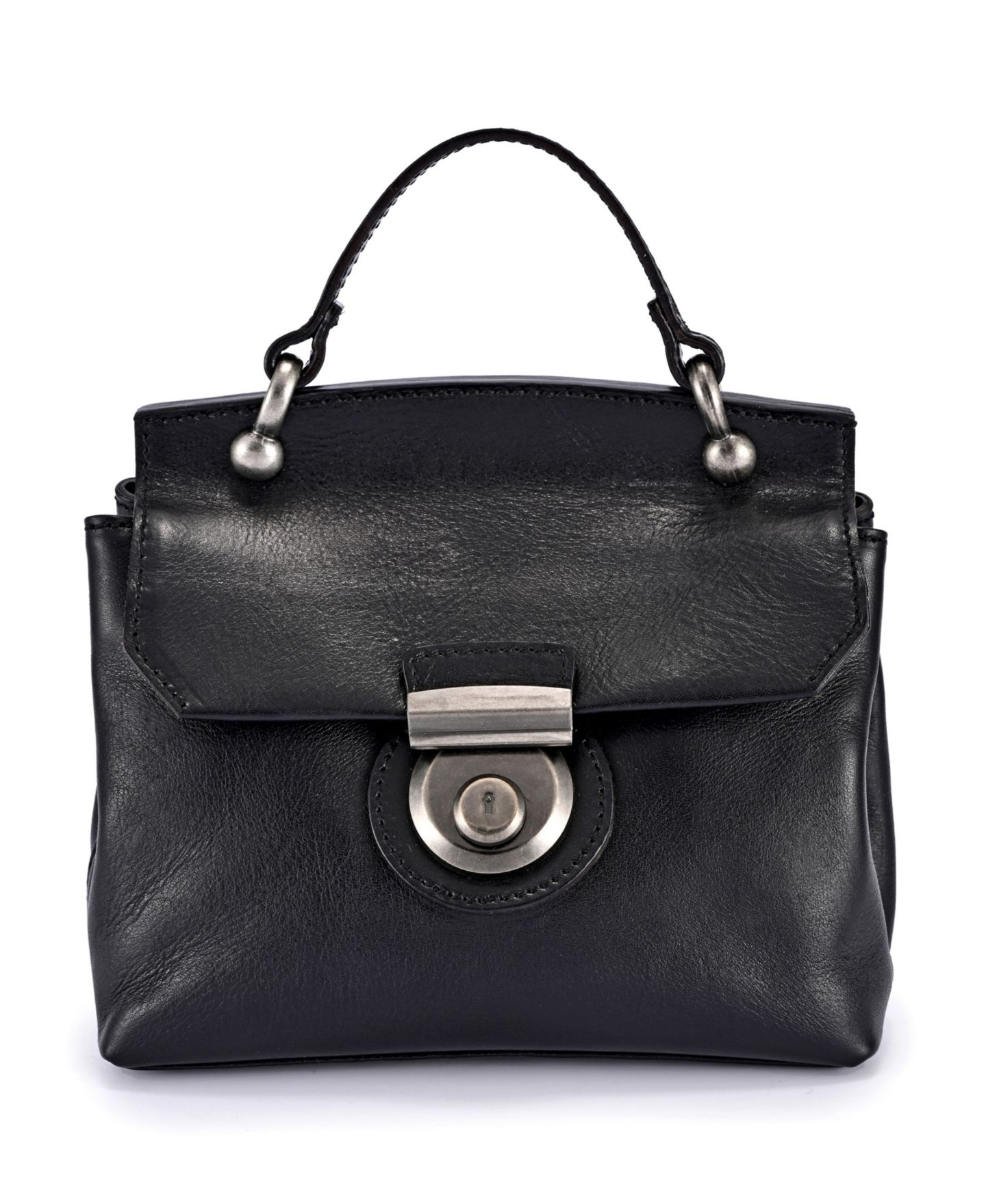 Женская сумка OLD TREND Cypress Small Leather Crossbody, цвет: Чёрный — фото 2