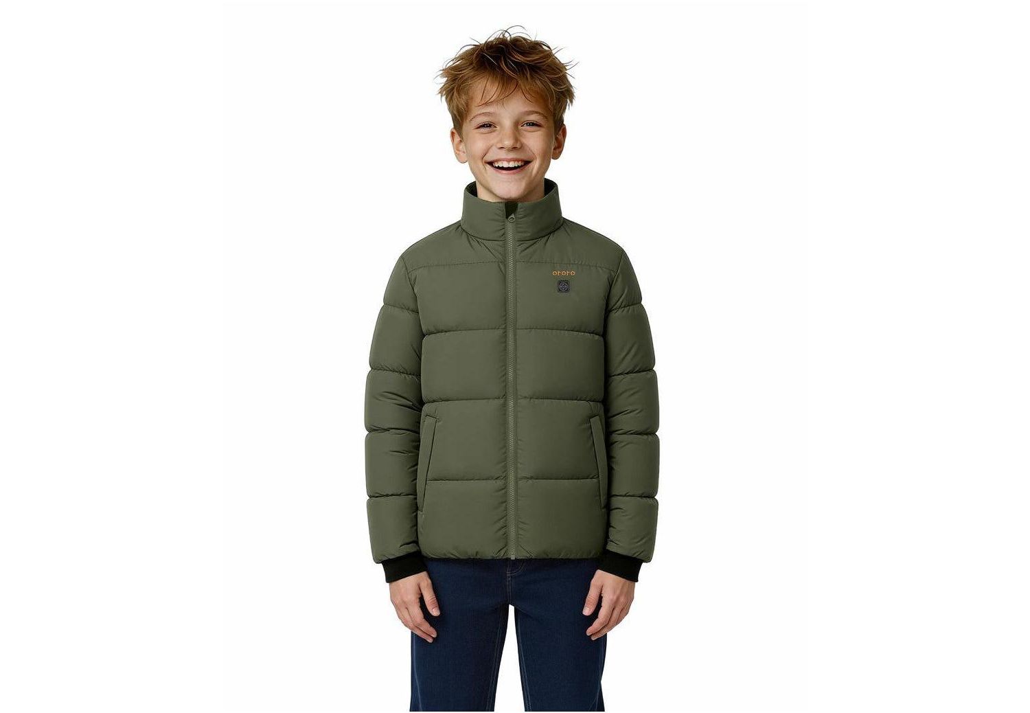 Kids Unisex S- XL ' 4-Zone Heated Down Jacket