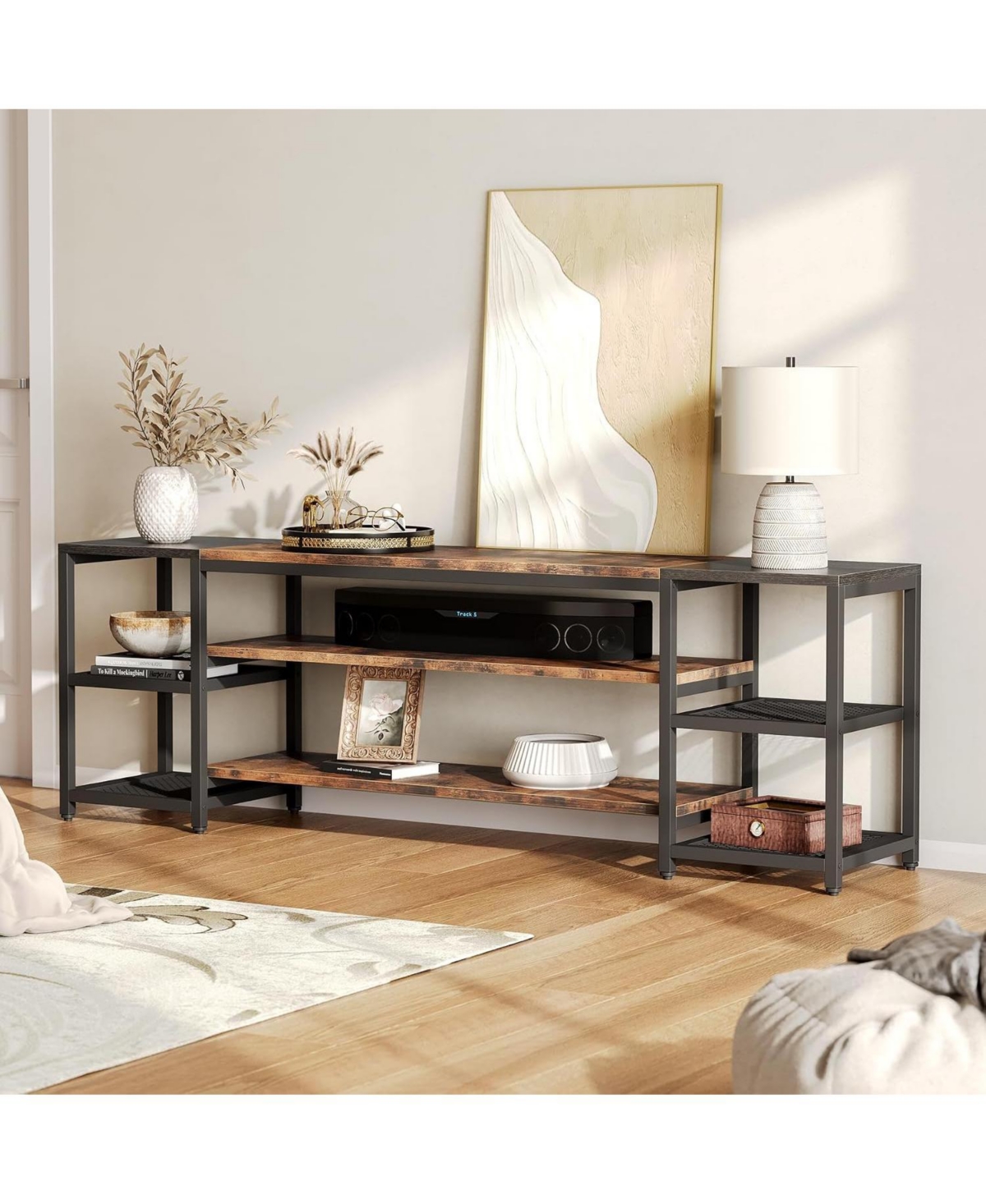Tribesigns 78" Tv Stand for TVs up to 85", Farmhouse