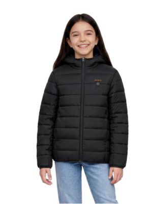Kids' S- XL 4-Zone Heated Lightweight Puffer Jacket