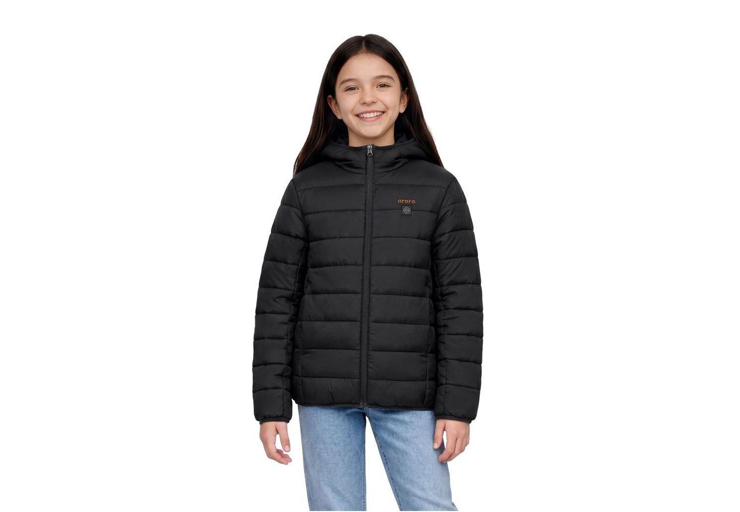 Kids' S- XL 4-Zone Heated Lightweight Puffer Jacket