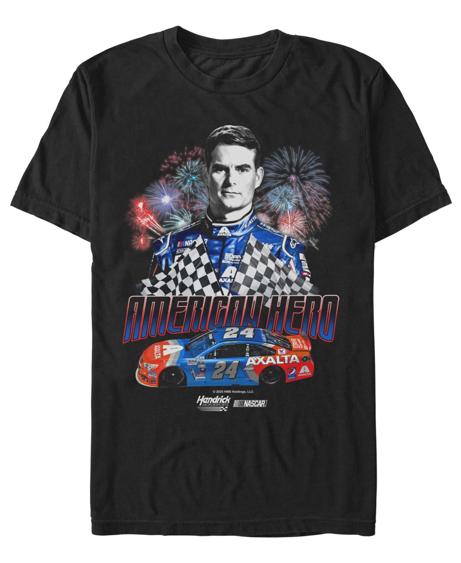Men's American Thunder Monster Biker Graphic T-Shirt