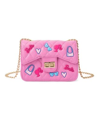 Classic Quilted Kids Handbag with Charms