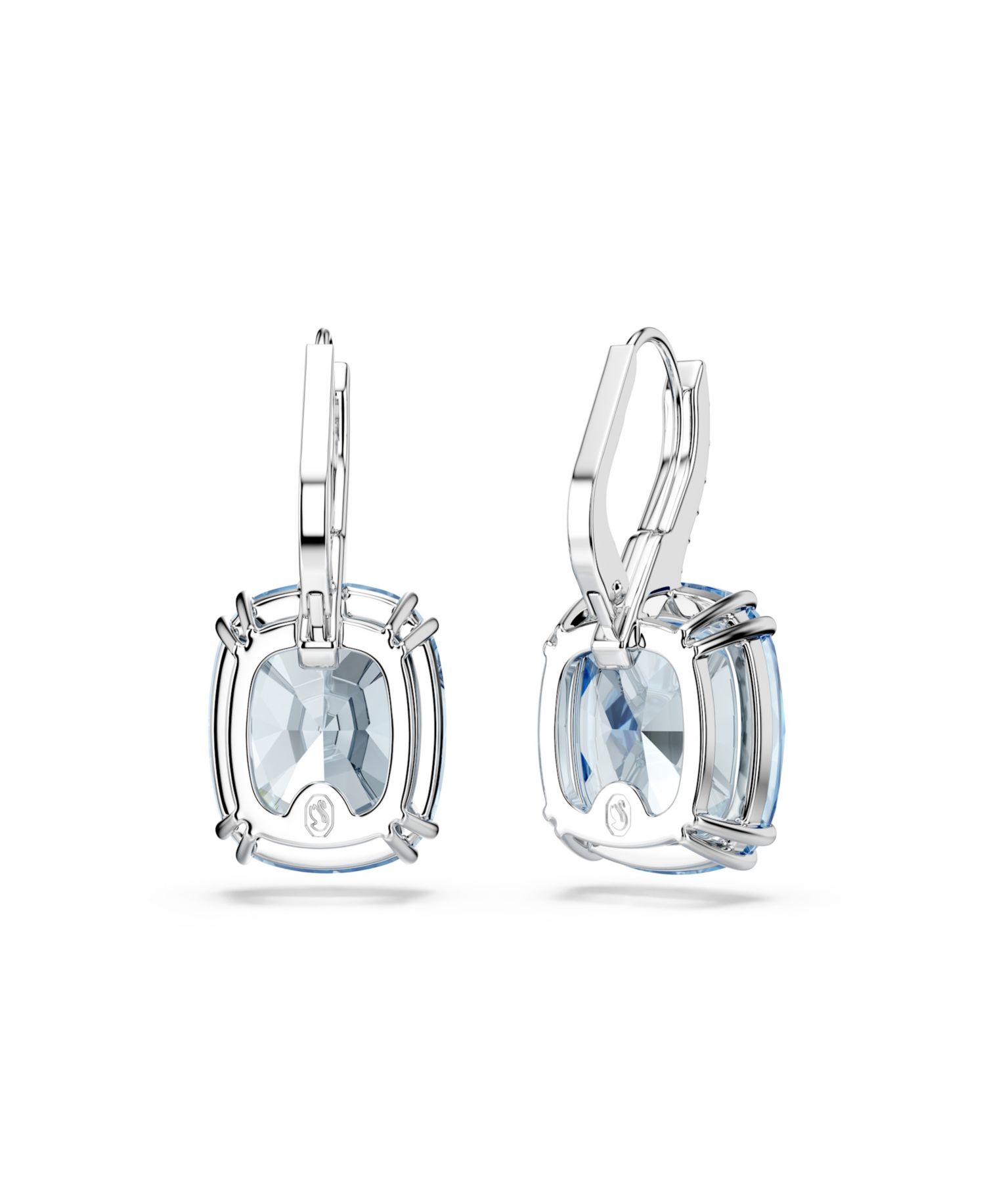 Gold-Tone Plated Colored-Stone Crystal Earrings