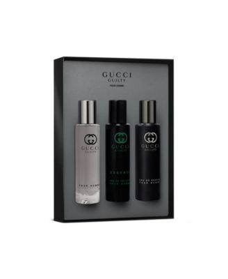 Men's 3-Piece Guilty Pour Homme Travel Spray Trio Gift Set