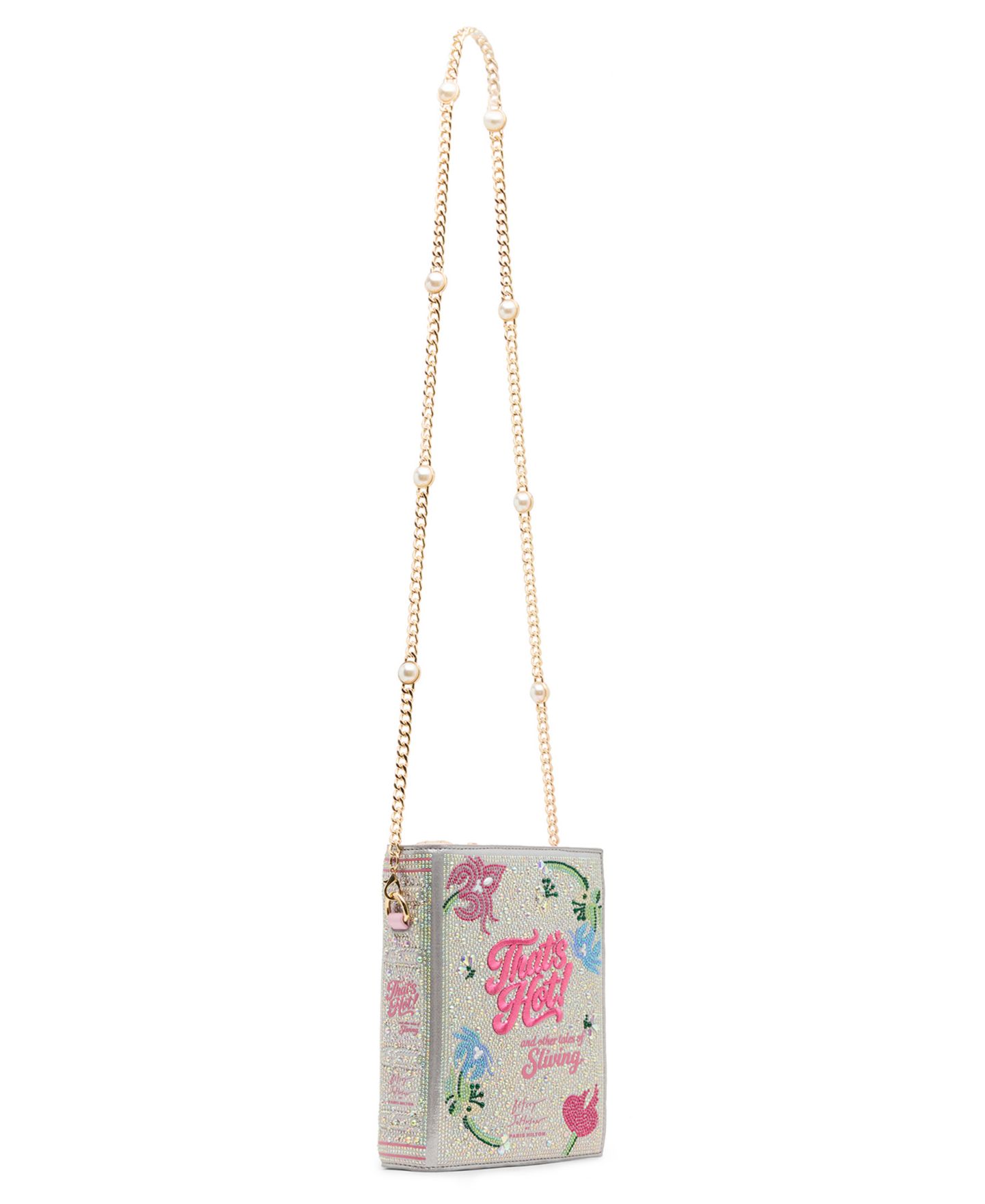 Женская сумка Betsey Johnson Paris Hilton That's Hot Mini Crossbody Handbag, цвет: Серебряный разноцветный — фото 5