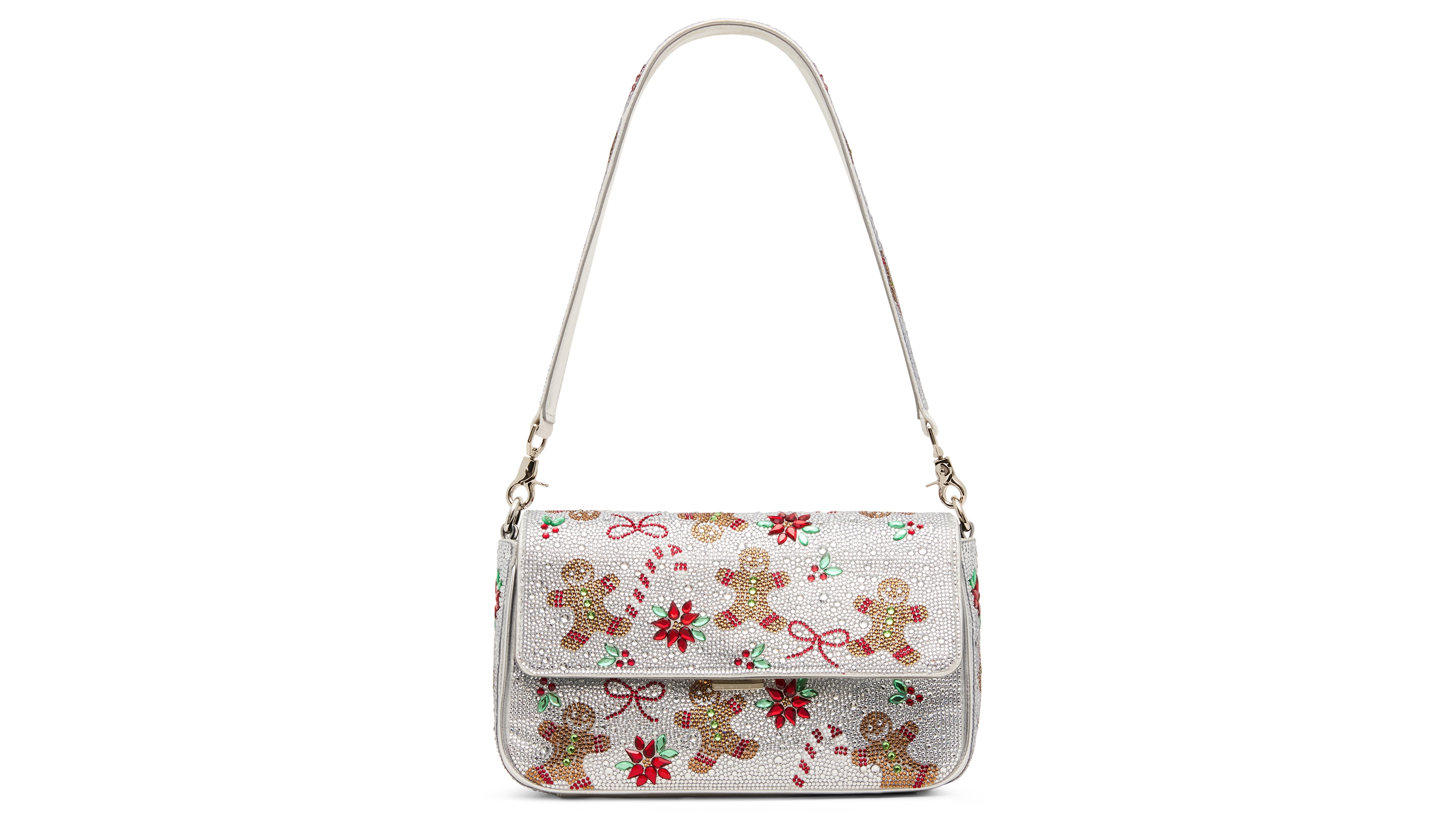 Betsey Johnson Rhinestone Small Shoulder Handbag