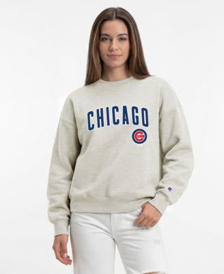 Women's Chicago Cubs Relaxed-Fit Dropped-Shoulder Sweatshirt