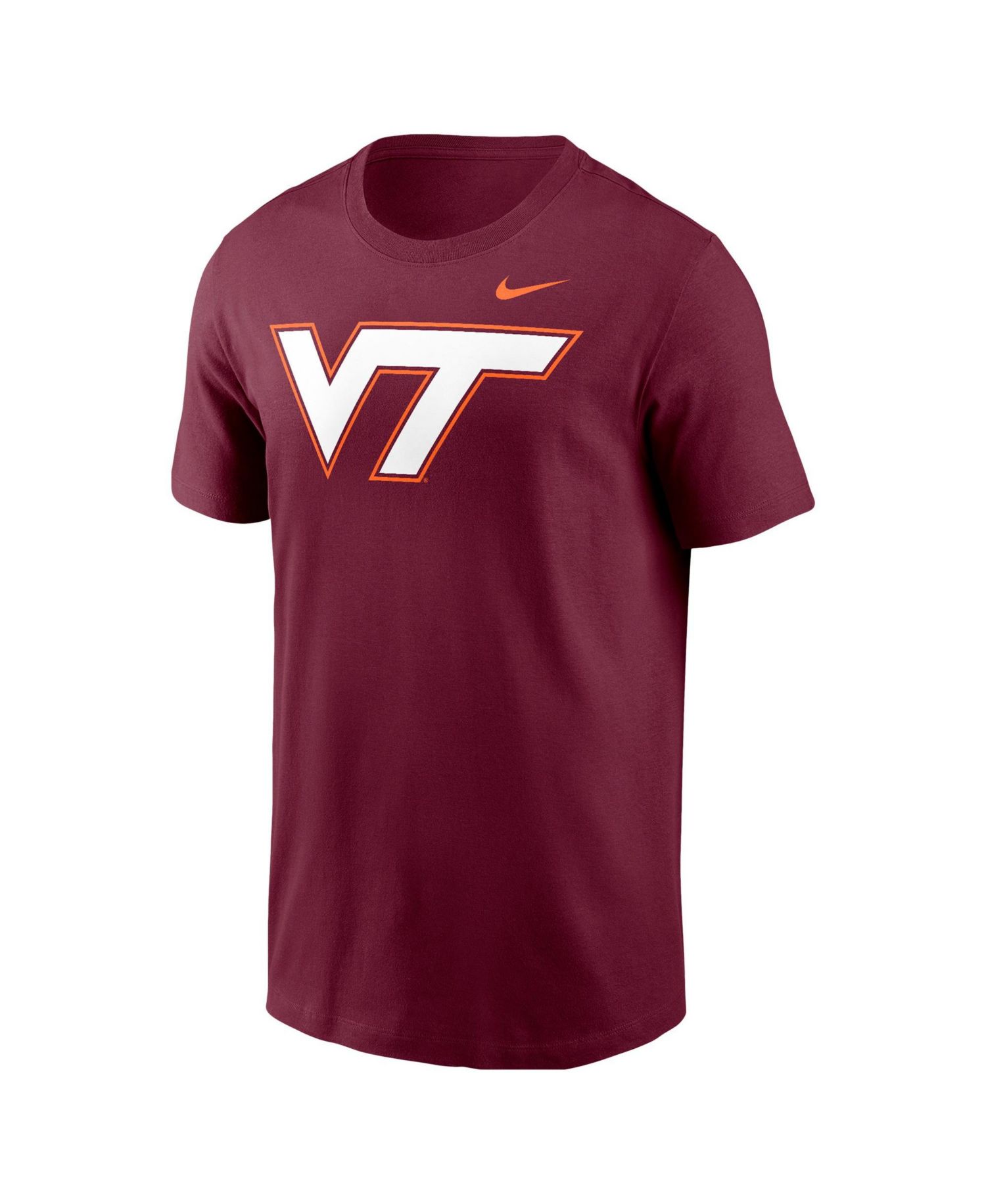 Men's Maroon Virginia Tech Hokies Logo T-Shirt