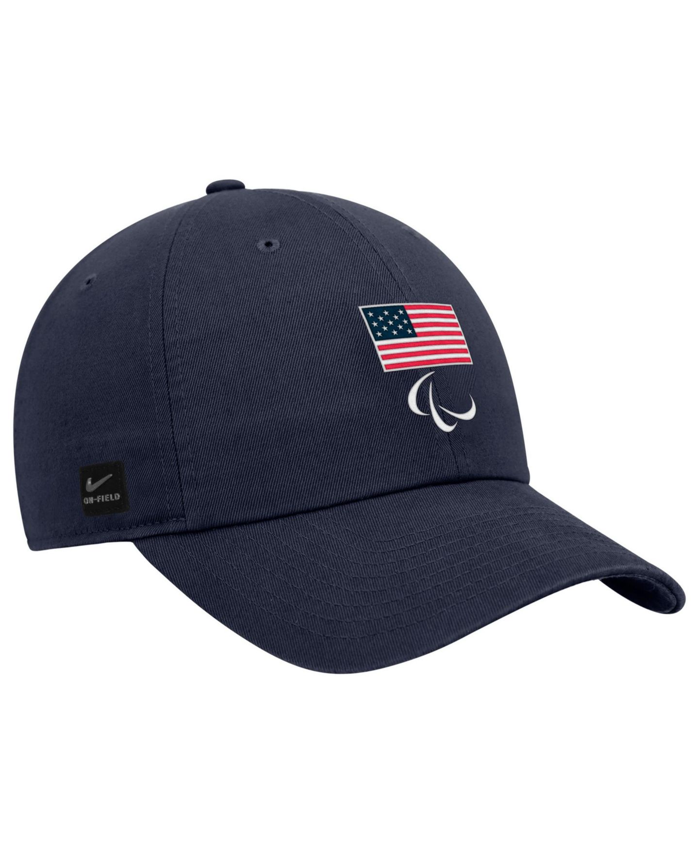 Детская кепка Nike Navy U.S. Paralympics Crest Logo Club Adjustable Hat — фото 2