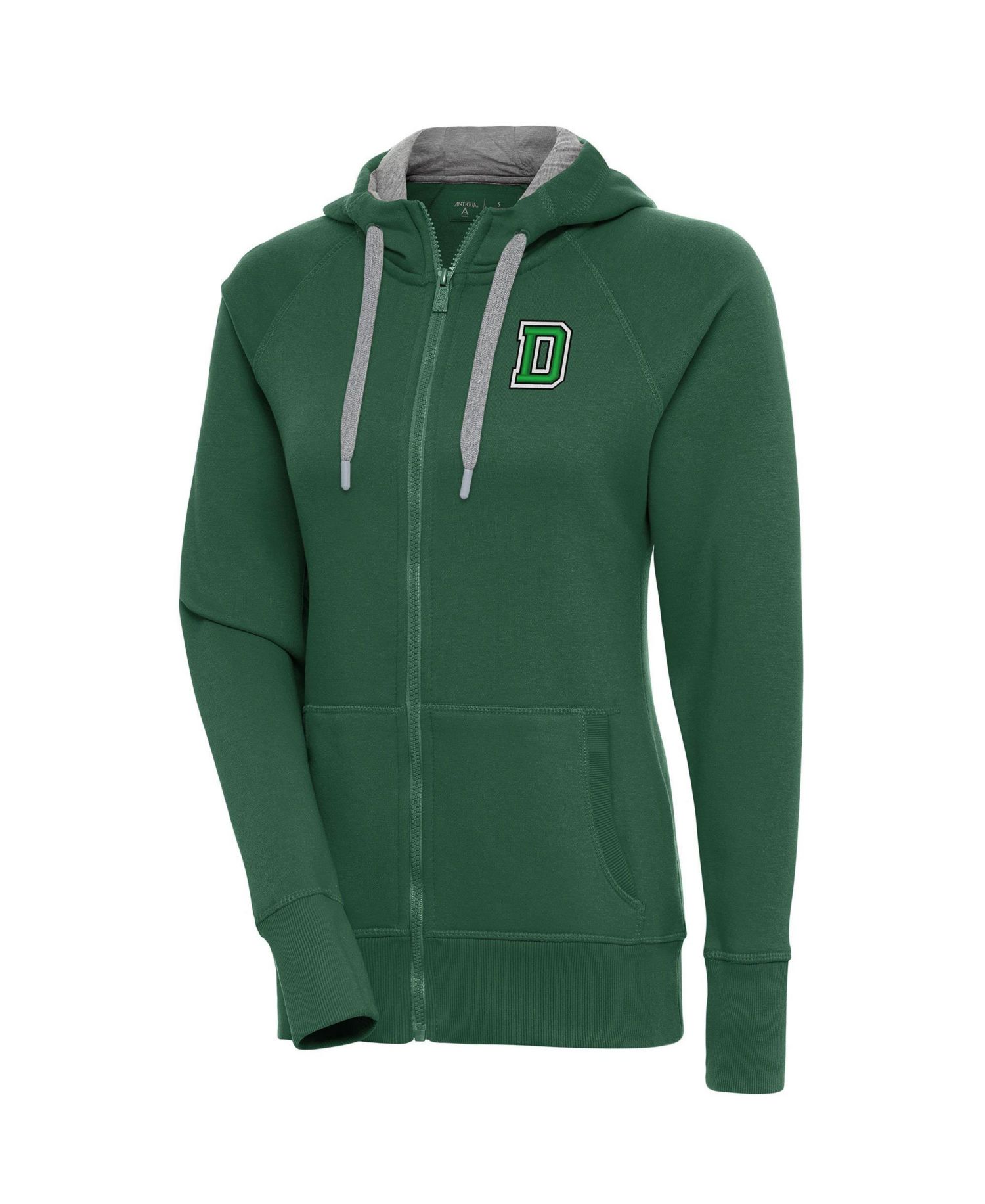 Women's Hunter Green Dartmouth Big Green Victory Full-Zip Hoodie