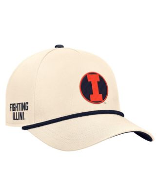 Men's Natural Illinois Fighting Illini Vintage Rope Rise Adjustable Hat