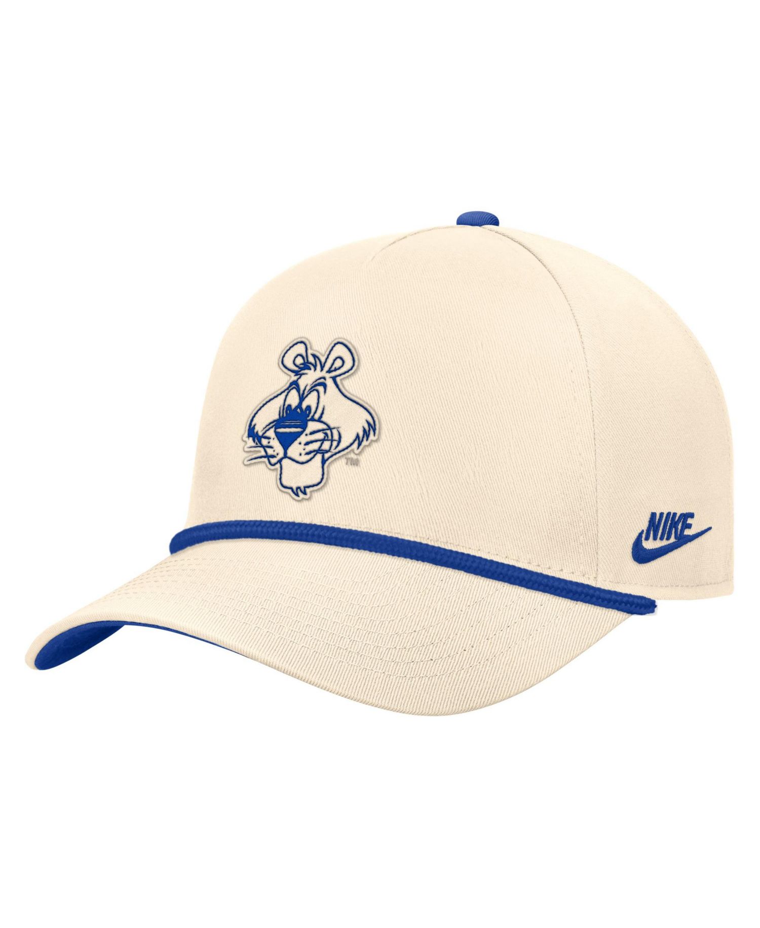 Men's Natural Pitt Panthers Vintage Rope Rise Adjustable Hat